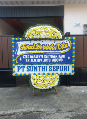 Papan Bunga Duka di Bantarkawung