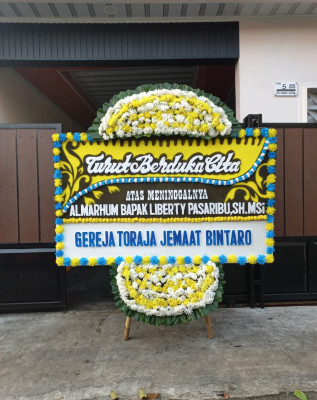 Papan Bunga Duka di Bantarkawung